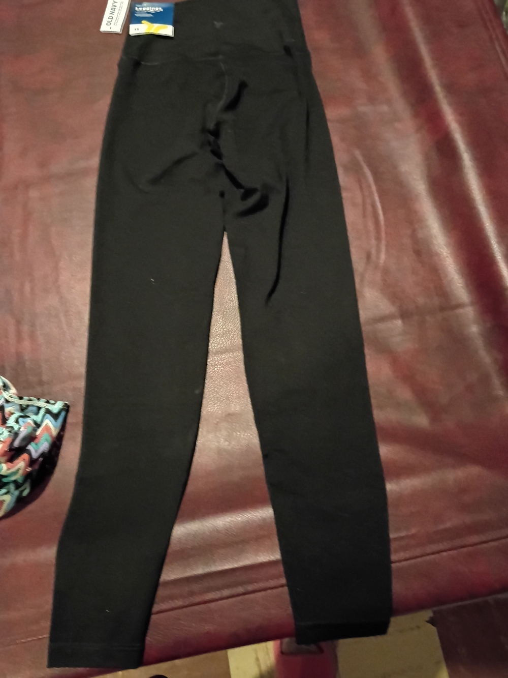 Old Navy Black Kids Leggings - Slim Fit Stretch Bottoms